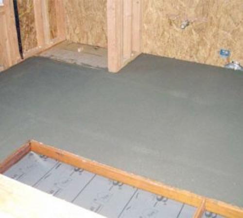Как обеспечить гидроизоляцию бетонного пола в бане. Виды используемых материалов при гидроизоляции фундамента