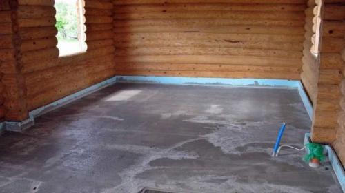 Как сделать бетонный пол в деревянном доме. Обустройство бетонных полов в деревянном доме по грунту: технология работ