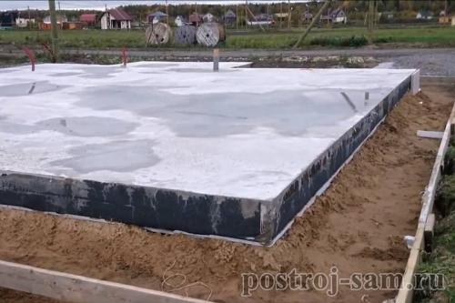 Как собрать каркас дома своими руками. Шаг №2: Фундамент для каркасного дома своими руками 02