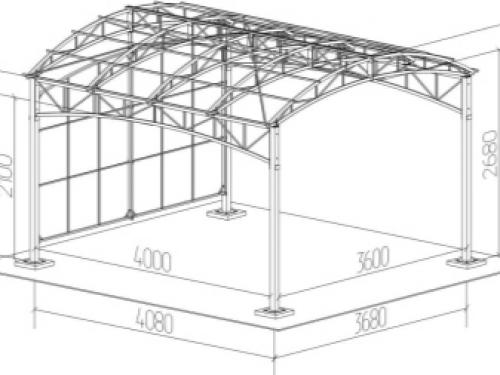 Как сделать навес на даче своими руками для отдыха. Стеновая опора 13 Как сделать навес на даче своими руками для отдыха. Стеновая опора 13