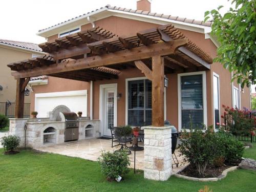 Как построить навес к дому своими руками. Материалы для строительства 01 Как построить навес к дому своими руками. Материалы для строительства 01