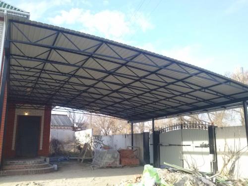 Как построить навес к дому своими руками. Материалы для строительства 15 Как построить навес к дому своими руками. Материалы для строительства 15