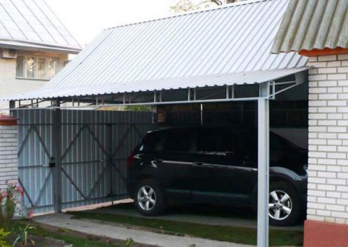 Как построить навес к дому своими руками. Материалы для строительства 13 Как построить навес к дому своими руками. Материалы для строительства 13