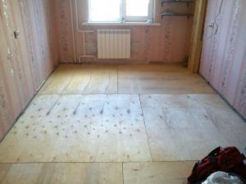 Как улучшить внешний вид стяжки на деревянный пол. Монтаж своими руками