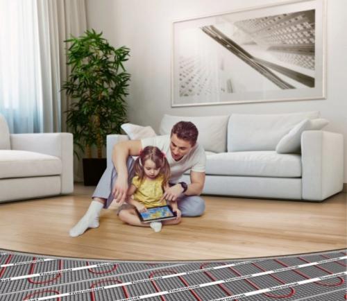 Теплый пол водяной под ламинат. Цены на ламинат 06