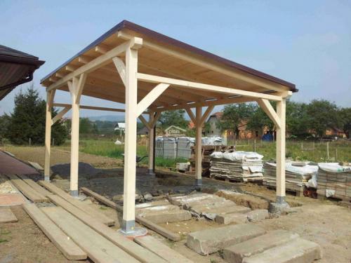 Расчет односкатного навеса из дерева. Предпочтительная конструкция