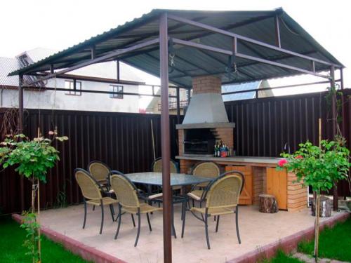 Какие проекты беседки с барбекю можно найти в интернете. Виды беседок