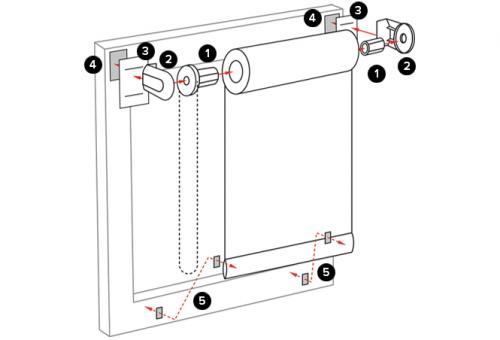 Установка рулонных штор открытого типа на окна.. Разновидности жалюзи 17 Установка рулонных штор открытого типа на окна.. Разновидности жалюзи 17