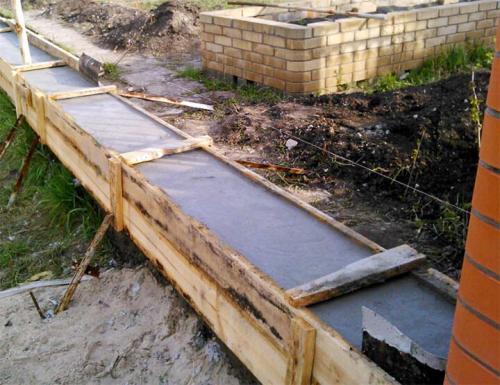 Как сделать фундамент для забора с кирпичными столбами. Предварительные расчеты объемов и затрат 02