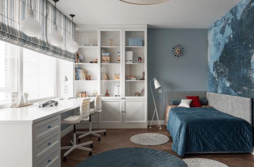 Создание уютного пространства: дизайн детской для мальчика 2024 23