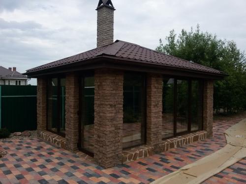 Готовые беседки с мангалом. Материалы для беседки