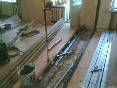 Какие материалы можно использовать для стенки на деревянном полу. Перегородка ГКЛ и деревянный пол