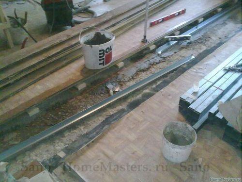 Какие материалы можно использовать для стенки на деревянном полу. Перегородка ГКЛ и деревянный пол