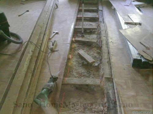 Какие материалы можно использовать для стенки на деревянном полу. Перегородка ГКЛ и деревянный пол