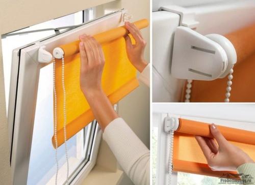 Как повесить рулонные шторы на стену. Как установить рулонные шторы: пошаговая инструкция с описанием процесса