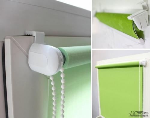 Чем приклеить рулонные шторы к пластиковому окну. Как установить рулонные шторы с леской. Установка рулонных штор «Мини» на пластиковые окна 03 Чем приклеить рулонные шторы к пластиковому окну. Как установить рулонные шторы с леской. Установка рулонных штор «Мини» на пластиковые окна 03