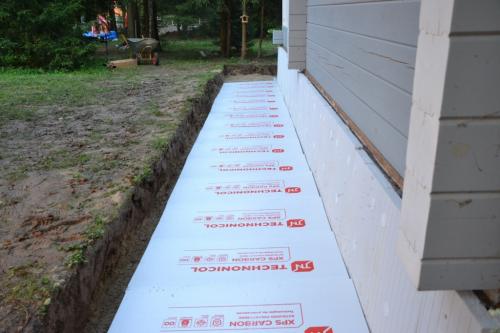 Теплая отмостка вокруг дома. Особенности утепленной отмостки 04