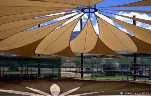 Строительство навеса своими руками: простой способ создать защиту от солнца и дождя 09