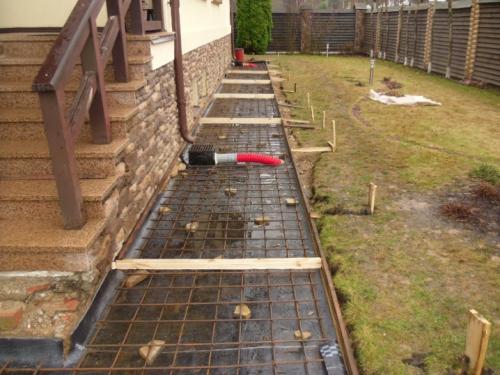 Материалы для отмостки вокруг дома. Мягкие 05 Материалы для отмостки вокруг дома. Мягкие 05