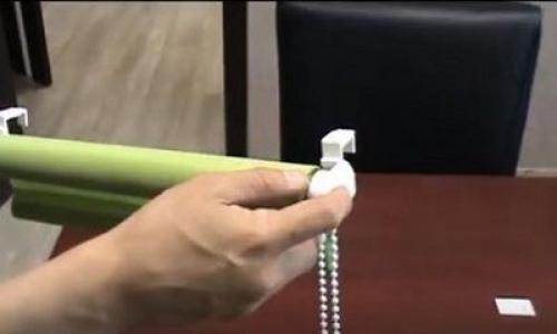 Крепление рулонных штор на окно. Конструкция мини штор 06 Крепление рулонных штор на окно. Конструкция мини штор 06