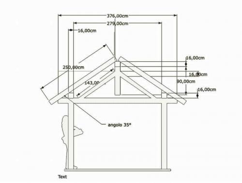 Чертежи садовых беседок для дачи из дерева и других материалов. Чертежи и размеры для самых красивых беседок 06