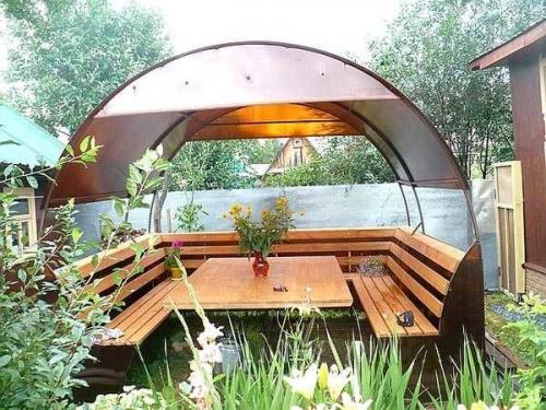 One thought on “Беседки своими руками. Крыша