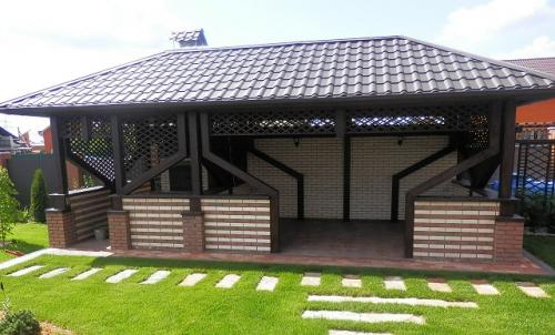 Беседка своими руками дешево. Материалы для беседки