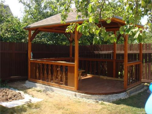 Беседка своими руками дешево. Материалы для беседки