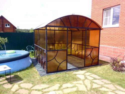 Беседки для дачи своими руками. Строительство беседки для дачи своими руками: чертежи, размеры, инструкции