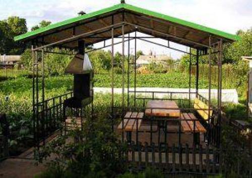 Чертеж беседки 3х3 из металла. Чертеж беседки из профильной трубы, как сварить самостоятельно конструкцию