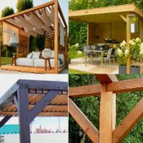 Идеи беседок своими руками. Дачные БЕСЕДКИ своими руками (20 вариантов).