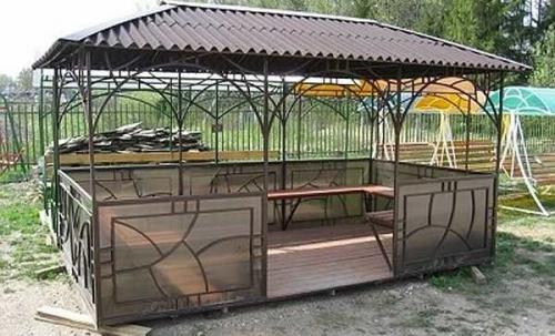 Беседки своими руками из дерева. Материалы