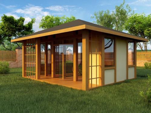 Закрытая беседка своими руками из дерева. Закрытые беседки: идеи обустройства и варианты дизайна. 130 фото лучших вариантов беседок и нюансы их применения в ландшафтном дизайне