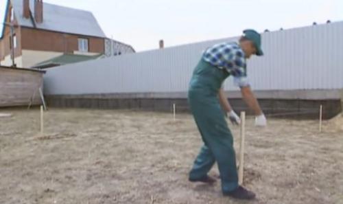 Беседка 4 на 4 чертеж. Подготовка основания