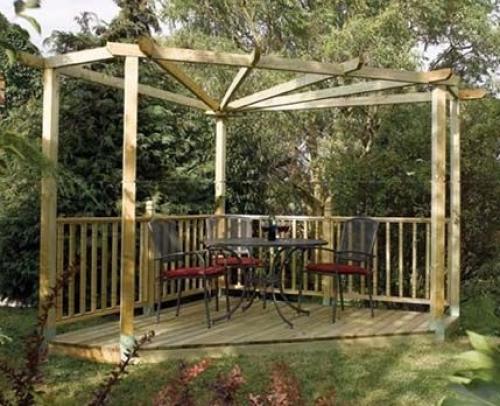 Беседка 3 на 3 с односкатной крышей. Беседка 3х3
