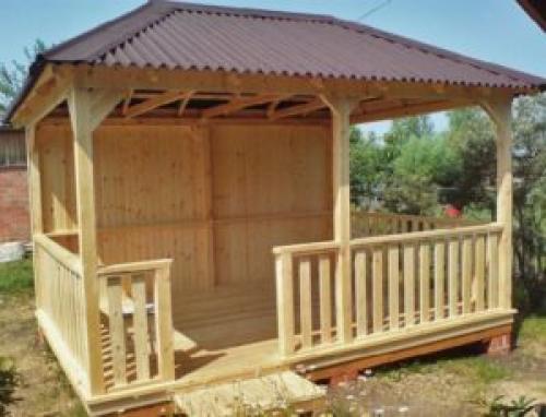 Чертеж беседки 2х3. Беседка 2 на 3 метра для дачи