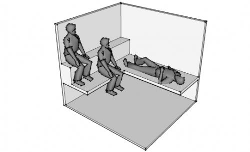 Какой должна быть высота полков в бане и ширина. Содержание статьи 13