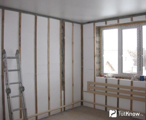 Можно ли утеплить дом пенопластом изнутри. Почему пенопласт? 05