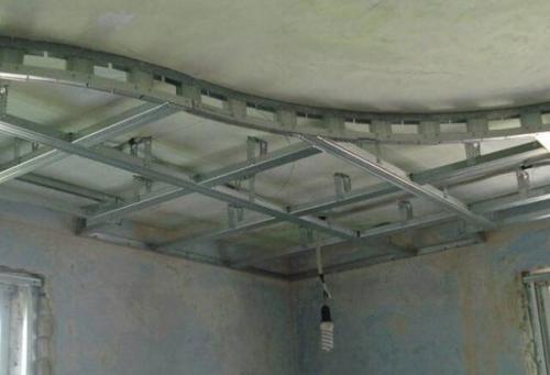 Как собрать каркас потолка. Виды каркасов для гипсокартона 01 Как собрать каркас потолка. Виды каркасов для гипсокартона 01