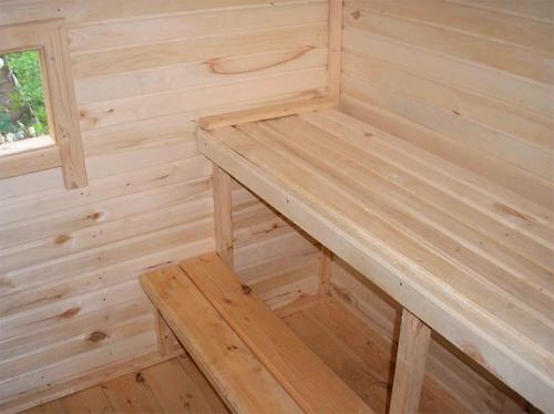 Полки в бане чертеж. Делаем правильный полок для бани из дерева