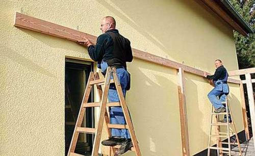 Строительный мастер-класс: создание навеса из дерева для дачи 02 Строительный мастер-класс: создание навеса из дерева для дачи 02