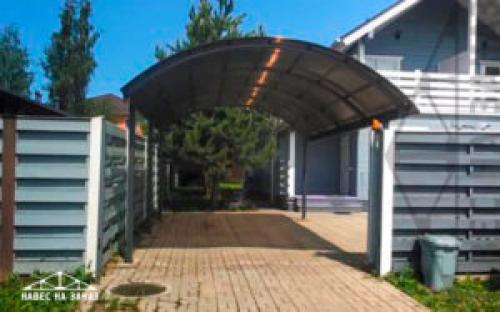 Как установить навес на даче. Этап III: крепим кровельный настил