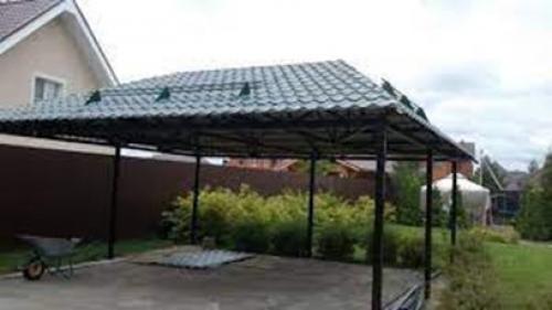 Строительный мастер-класс: создание навеса из дерева для дачи 14 Строительный мастер-класс: создание навеса из дерева для дачи 14